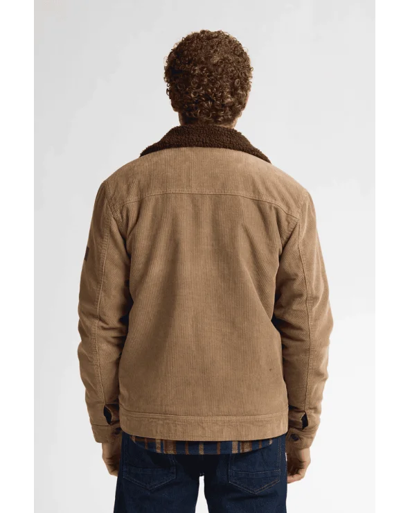 Chaqueta Pana Camel Petrol Industries espalda Esenziashopping Zaragoza