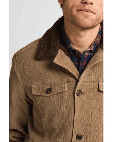 Chaqueta Pana Camel Petrol Industries detalle Esenziashopping Zaragoza