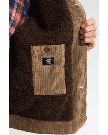 Chaqueta Pana Camel Petrol Industries detalle Esenziashopping Zaragoza