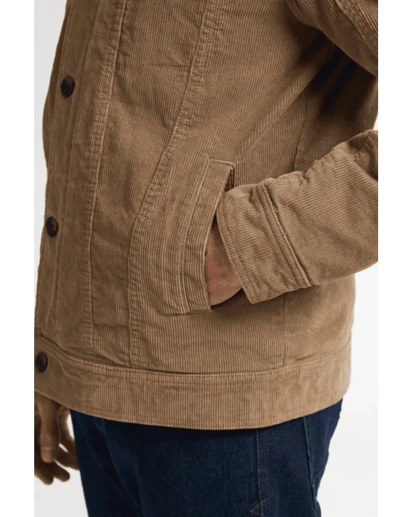 Chaqueta Pana Camel Petrol Industries detalle Esenziashopping Zaragoza