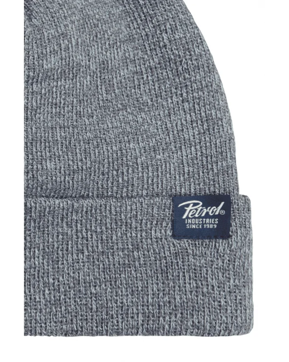 Gorro Punto Jaspeado Gris Petrol Industries detalle Esenziashopping Zaragoza