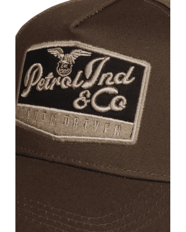 Gorra Beisbol Bicolor Marrón Petrol Industries detalle Esenziashopping Zaragoza