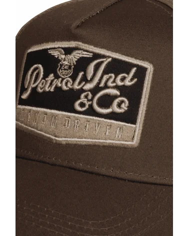 Gorra Beisbol Bicolor Marrón Petrol Industries detalle Esenziashopping Zaragoza