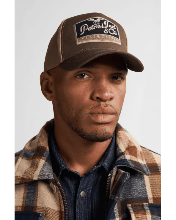 Gorra Beisbol Bicolor Marrón Petrol Industries Esenziashopping Zaragoza