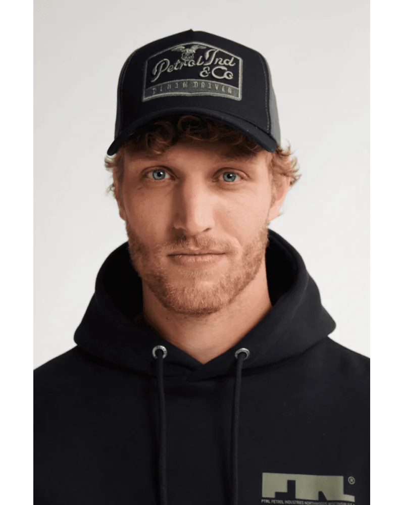 Gorra Beisbol Bicolor Negro Petrol Industries Esenziashopping Zaragoza