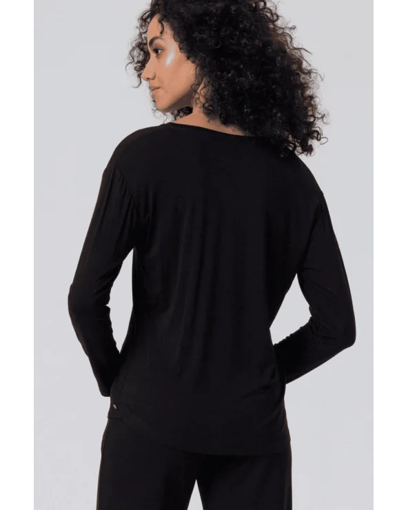 Camiseta Bambú Escote Pico espalda Surkana Esenziashopping Zaragoza