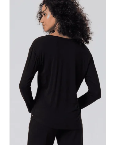 Camiseta Bambú Escote Pico espalda Surkana Esenziashopping Zaragoza