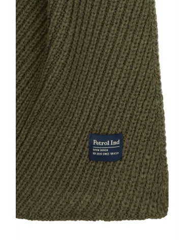 Bufanda Punto Grueso Verde Militar Petrol Industries detalle Esenziashopping Zaragoza