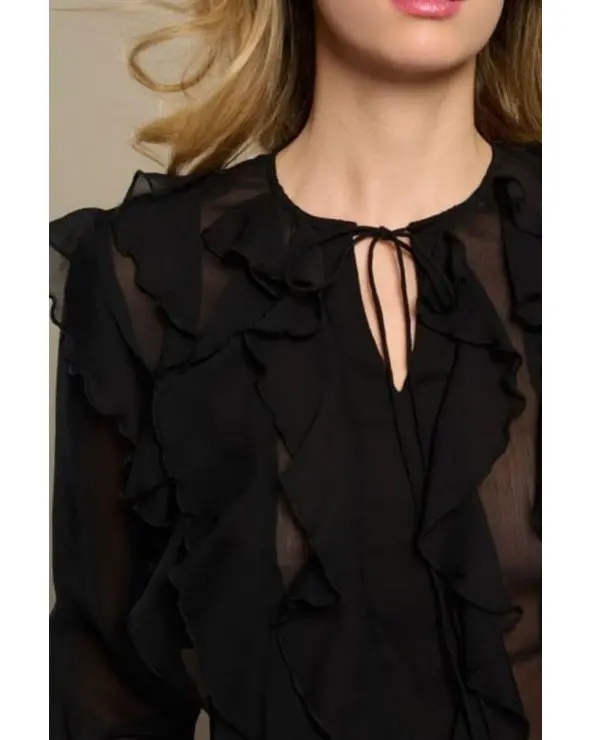 Blusa Natalina Minueto detalle Esenziashopping Zaragoza