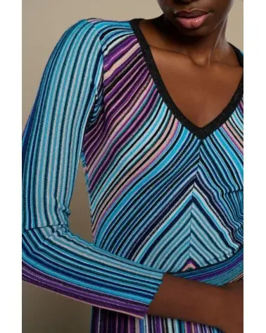 Vestido Siena Minueto detalle Esenziashopping Zaragoza