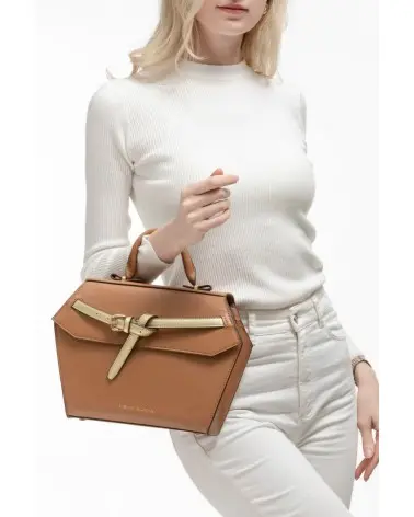 Bolso Stella Toffee Mishay probado asa de mano Esenziashopping Zaragoza