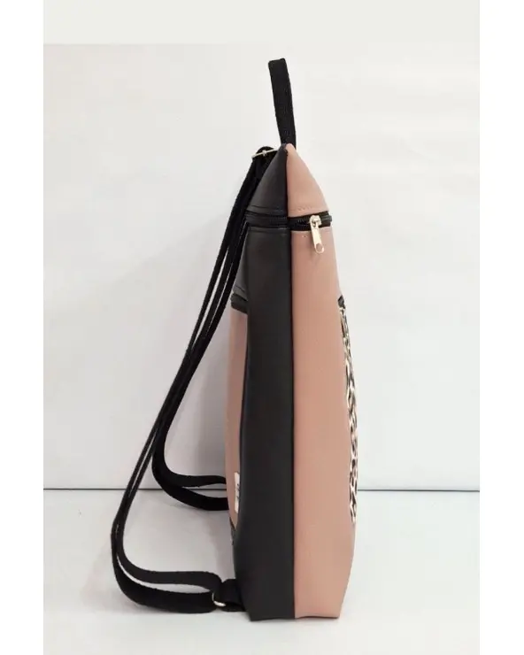 Mochila Animal Print Cristina Alba lateral Esenziashopping Zaragoza