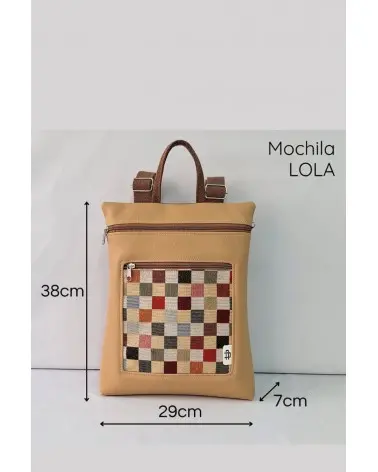 Bolso Cubos Reversible Cristina Alba medidas Esenziashopping Zaragoza