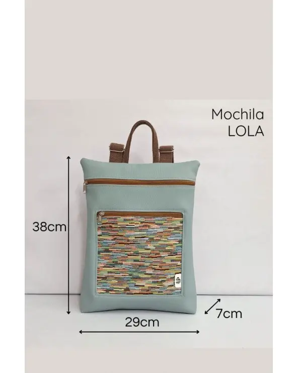 Mochila Lines Reversible Cristina Alba medidas Esenziashopping Zaragoza