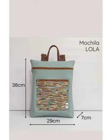 Mochila Lines Reversible Cristina Alba medidas Esenziashopping Zaragoza