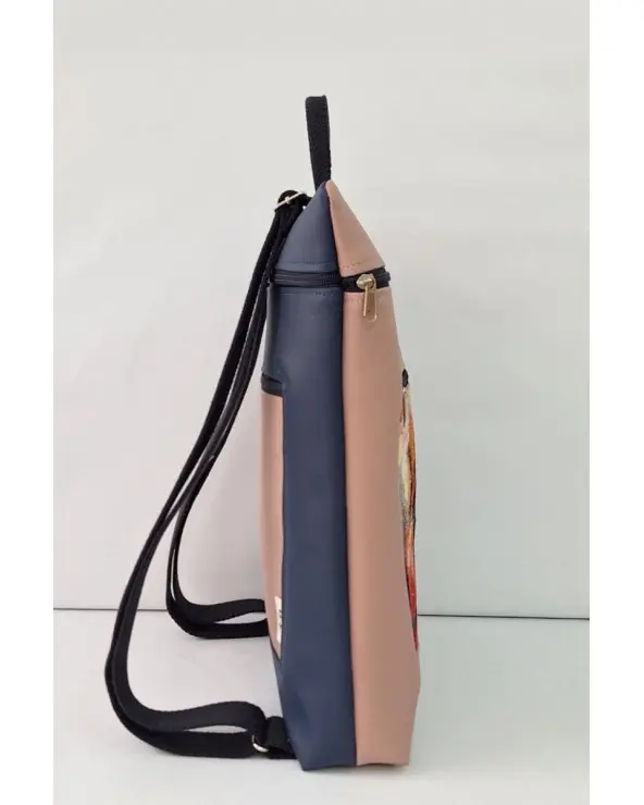 Mochila Pinceladas Reversible Cristina lateral Alba Esenziashopping Zaragoza