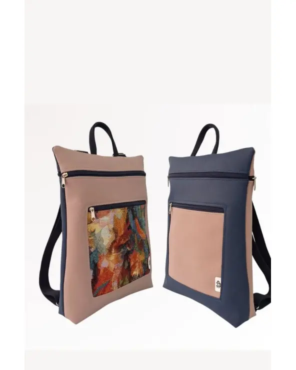 Mochila Pinceladas Reversible Cristina Alba Esenziashopping Zaragoza