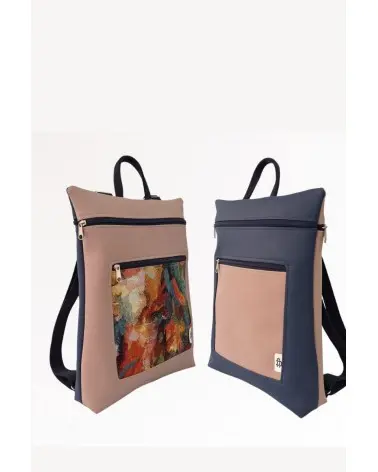 Mochila Pinceladas Reversible Cristina Alba Esenziashopping Zaragoza