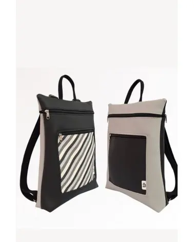 Mochila Rayas II Reversible Cristina Alba Esenziashopping Zaragoza