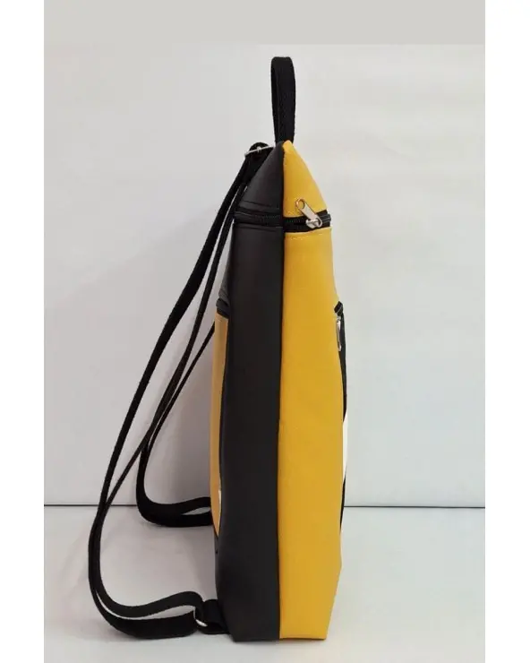 Mochila Rayas Reversible Cristina Alba lateral Esenziashopping Zaragoza