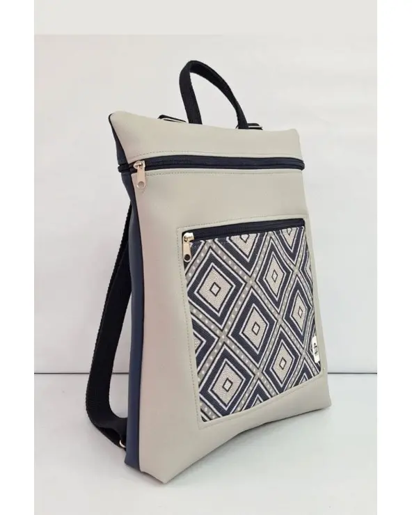 Mochila Rombos Reversible Cristina Alba Esenziashopping Zaragoza