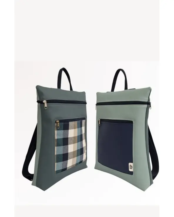 Mochila Vichy Reversible Cristina Alba Esenziashopping Zaragoza