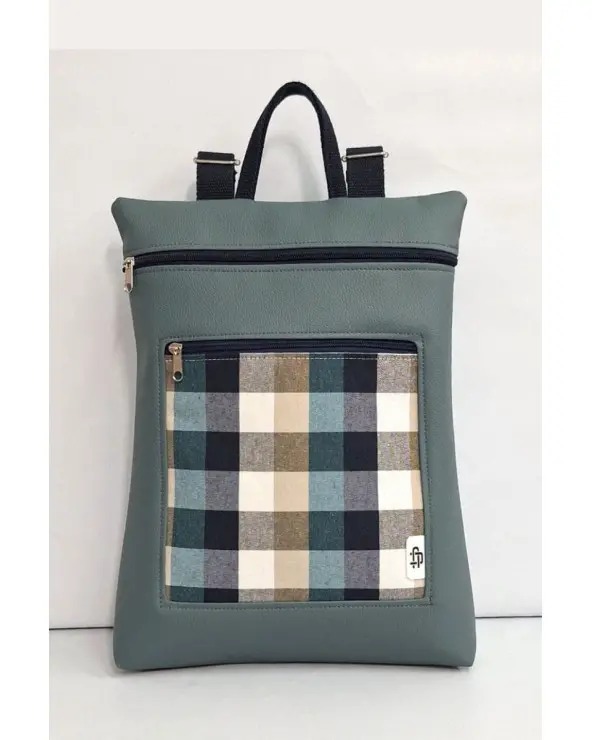 Mochila Vichy Reversible Cristina Alba Esenziashopping Zaragoza