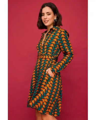 Vestido Corto Lago Triángulo Verde Smile Esenziashopping Zaragoza