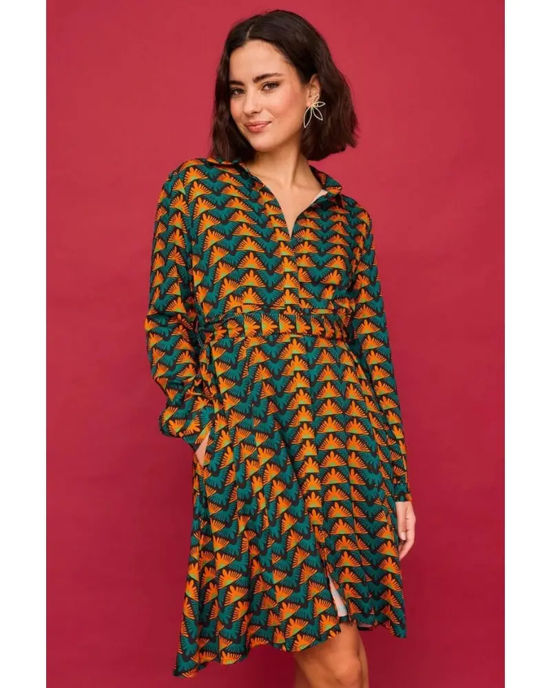 Vestido Corto Lago Triángulo Verde Smile Esenziashopping Zaragoza