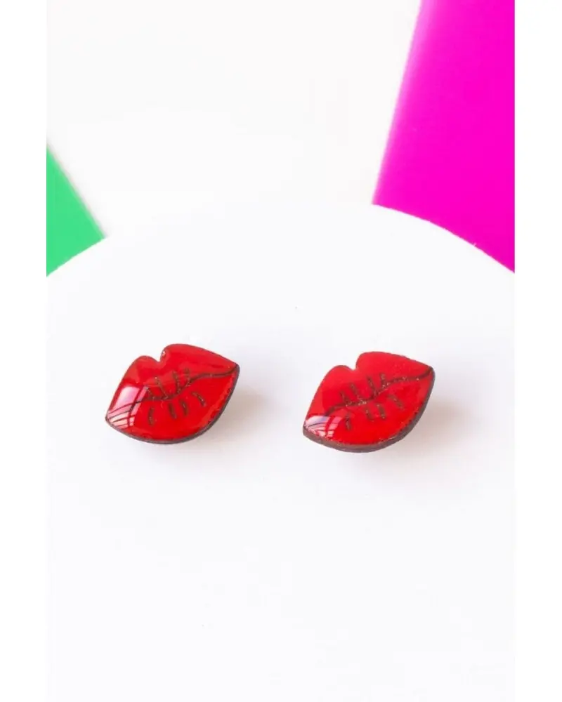 Pendientes Mini Labios Tikismikis Esenziashopping Zaragoza