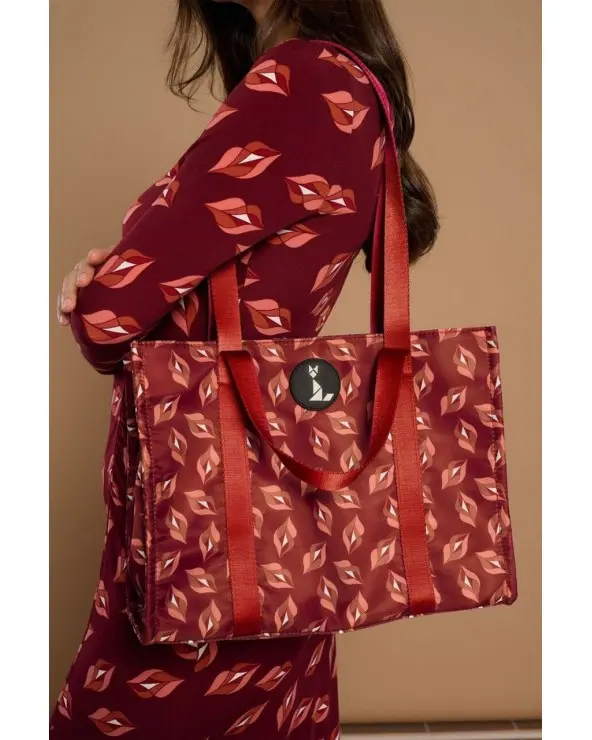 Bolso Shopper Lips Minueto Esenziashopping Zaragoza