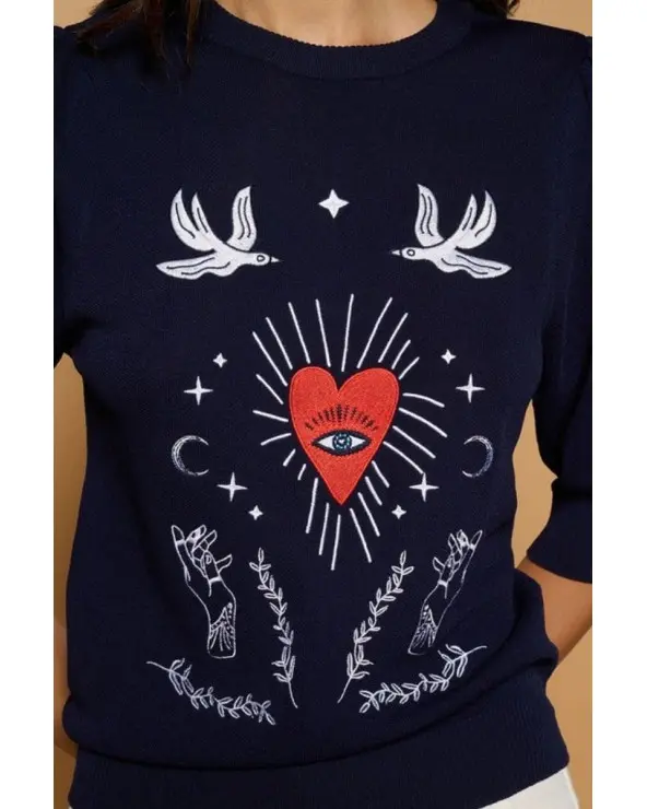 Jersey Comte Minueto detalle Esenziashopping Zaragoza