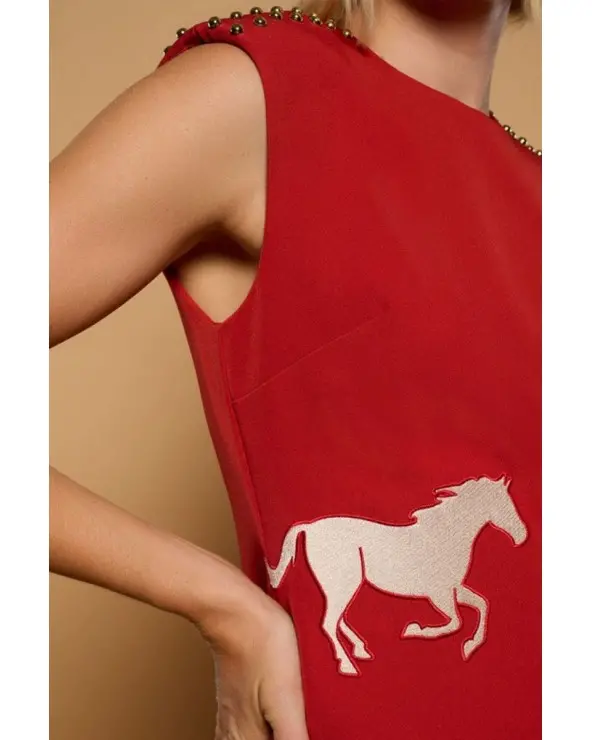 Vestido Magnesia Minueto detalle Esenziashopping Zaragoza