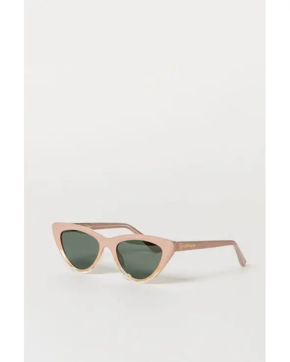 Gafas de Sol Cat Eye Nude Lente verde Surkana Esenziashopping