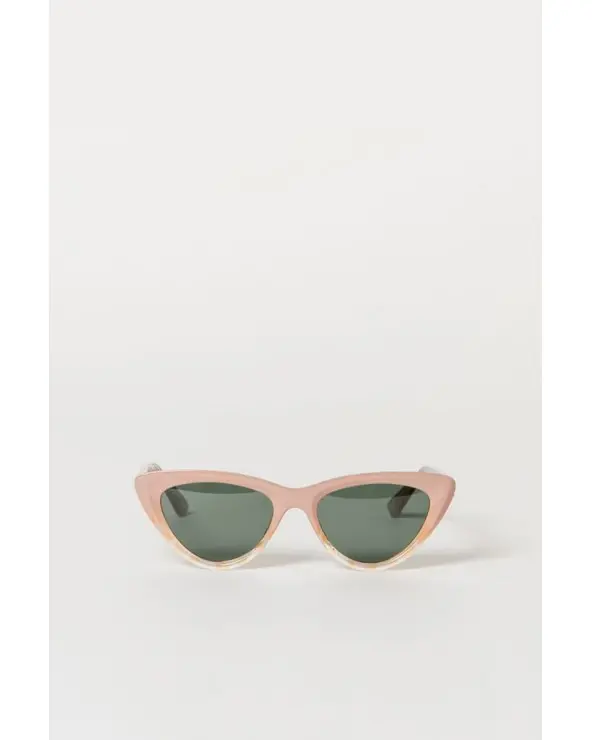 Gafas de Sol Cat Eye Nude Lente verde Surkana Esenziashopping Zaragoza