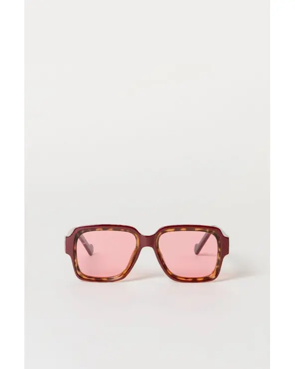 Gafas de Sol Cuadradas Oversize Burdeos Surkana Esenziashopping Zaragoza