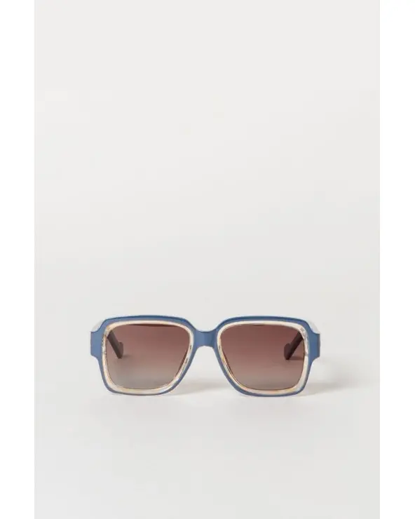 Gafas de Sol Cuadradas Oversize Azul Surkana Esenziashopping