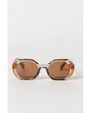 Gafas de Sol Ovaladas Oversize Gris Naranja Surkana Esenziashopping Zaragoza