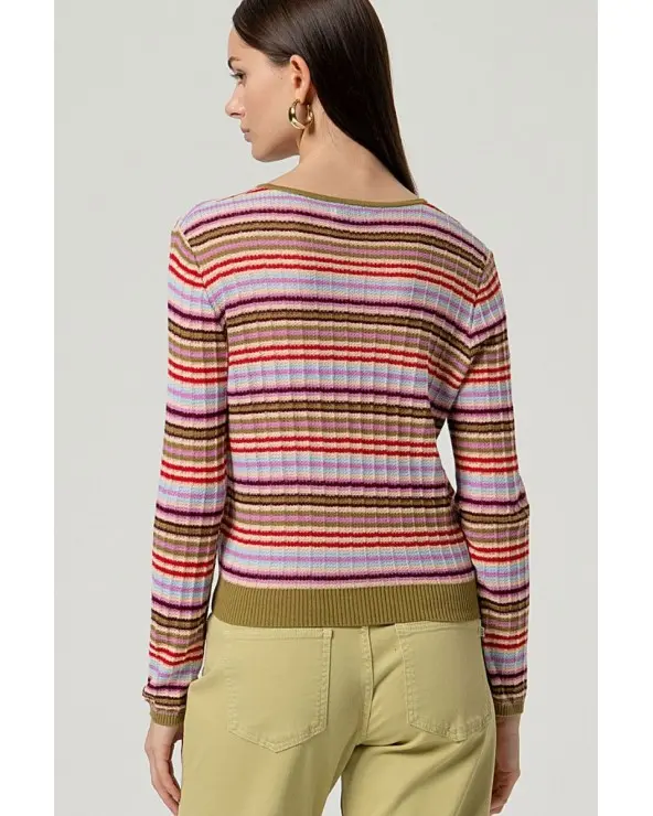 Chaqueta Rayas Multicolor Surkana espalda Esenziashopping Zaragoza