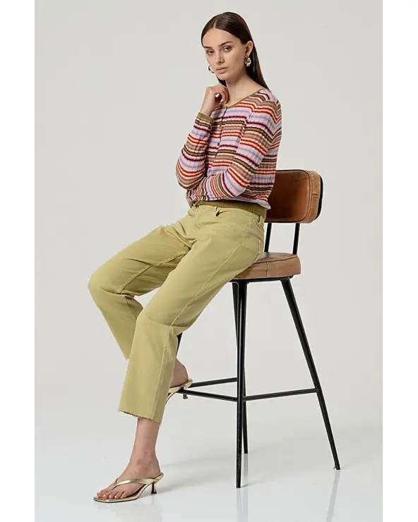 Chaqueta Rayas Multicolor Surkana total look Esenziashopping Zaragoza