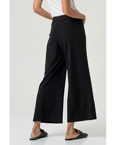 Pantalón Culotte Negro Surkana espalda Esenziashopping Zaragoza