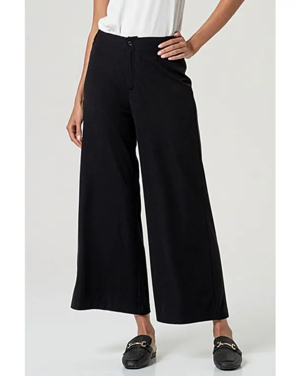Pantalón Culotte Negro Surkana Esenziashopping Zaragoza