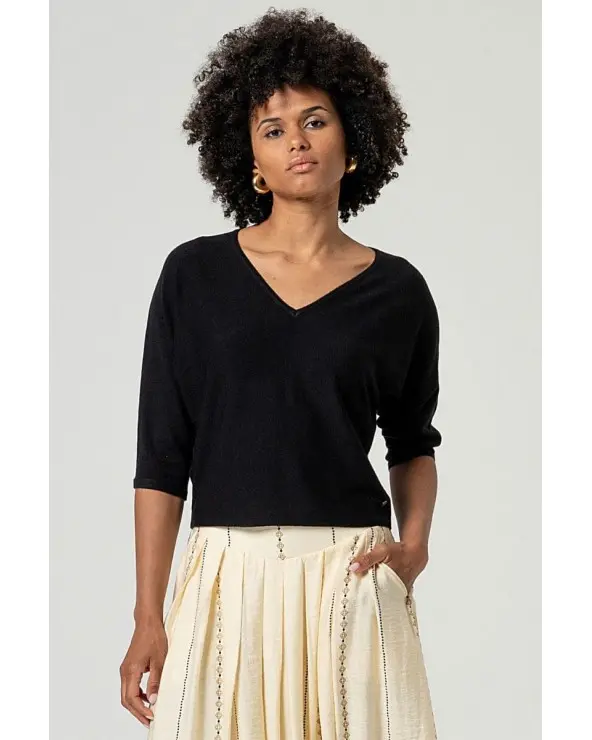 Jersey Manga Murciélago Negro Surkana Esenziashopping Zaragoza