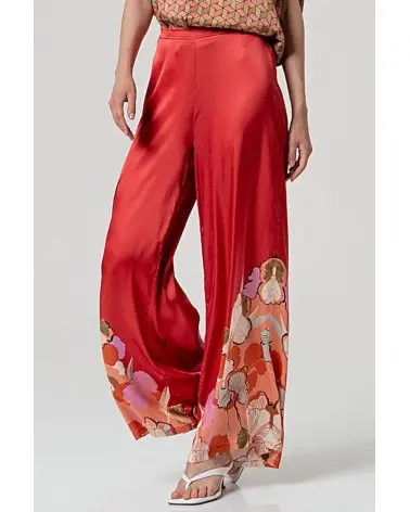 Pantalón Palazzo Estampado Floral Surkana Esenziashopping Zaragoza