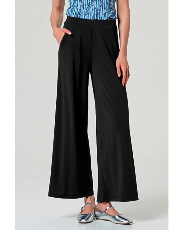 Pantalón Fluido Negro Surkana Esenziashopping Zaragoza