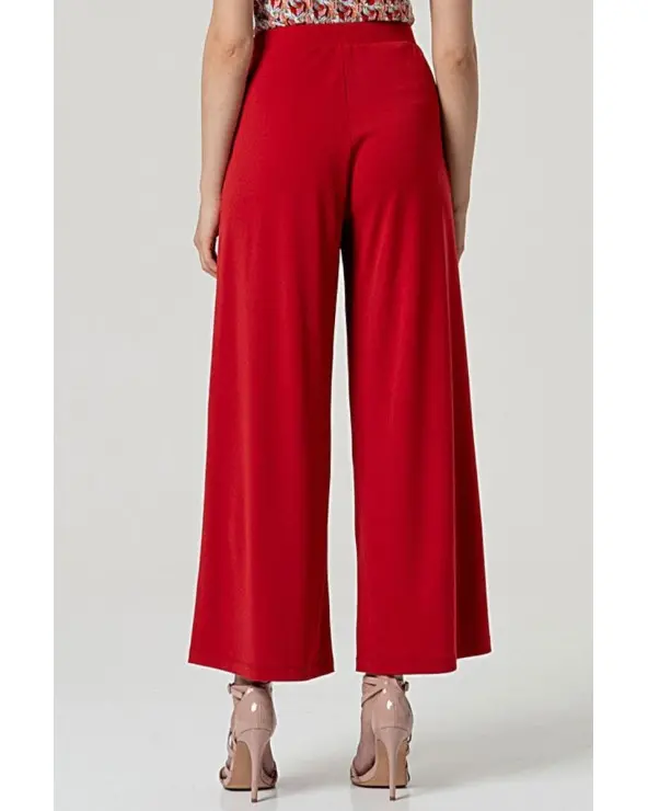 Pantalón Fluido rojo Surkana espalda Esenziashopping Zaragoza
