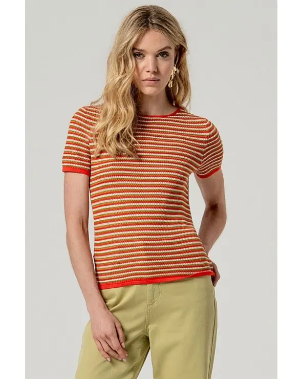 Jersey Rayas Rojo Surkana Esenziashopping Zaragoza