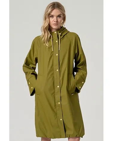 Chaqueta Impermeable Verde Oliva Surkana Esenziashopping Zaragoza