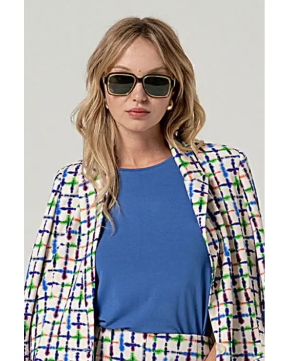 Gafas de Sol Cuadradas Oversize Moradas Surkana probadas Esenziashopping Zaragoza