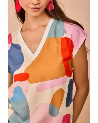 Top Concha Multicolor Smile detalles Esenziashopping Zaragoza